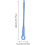 (Blue#2pcs, Long) Disco de cobre puro 99,99% para bebedouro de gado, 4 polegadas de diâmetro. 2