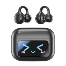 M100 LED Screen Anti-Loss Headphone AI Noise Reduction with HIFI Sound V5.4 Earphone Open Ear-Hook Earbuds
