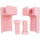 (Pink, -) Support toile diamant, clamp, réglable 7