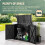 XL 780L Garden Storage Box with 2 Doors & Lid 4