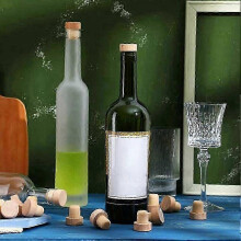 50Pc Wine Cork T Shaped Cork Plugs compatible with Wine Cork Wine Stopper Reusable Wine Corks Wooden and Rubber