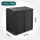 XL 780L Garden Storage Box with 2 Doors & Lid 9