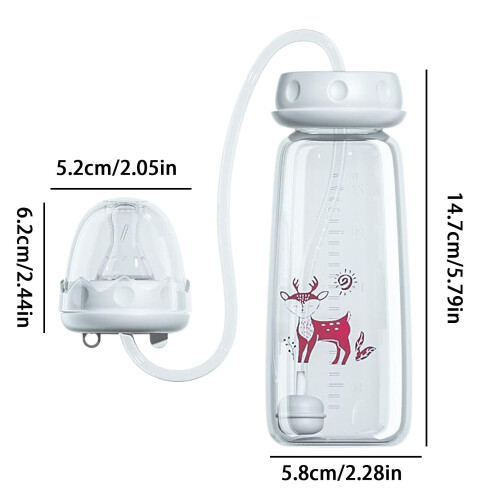 (Pink, -) Biberon auto-alimentation, système SNS 1