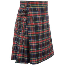 Men's Standard Tartan Utility Kilts,Modern Scottish-Red XL