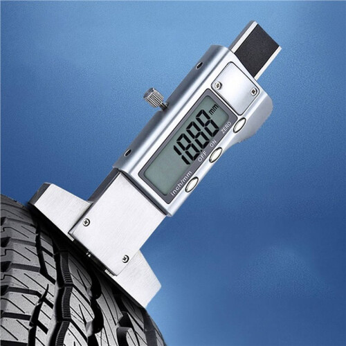 0.01mm Digital Tread Depth Gauge - Stainless Steel Caliper for Tyres 1