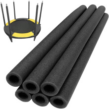 (size_name, Black) Fundas de espuma para postes de cama elástica, 6 unidades de 88cm