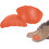 (Orange, round head) 2 Οργανωτές, Κάθισμα Αυτοκινήτου 1