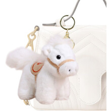 (Style C, -) Porte-clés cheval, peluche, année cheval