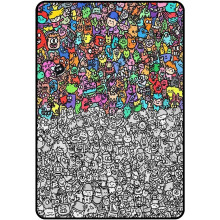 (size_name, A) Manta para colorear 39x55 pulgadas, lavable y creativa