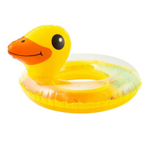 Duck Inflatable Pool Flash Summary with Slopes Inflation Yellow Swimming Ring Summer_qlsg