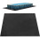 (Black, -) 10x10ft Rectangular Pool Ladder Mat, Thick Under Pool Padding 1