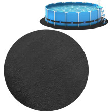 (2.5 meters, -) Puncture Resistant Hot Tub Mat, Round Pool Ground Liner Pad