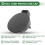 Tankdeckel-Abdeckung für   2011-2018 6R0809857D Schwarz 6