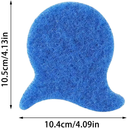 (Blue#5pcs, -) Enleveur poils lavage, réutilisable, 5 pièces 1