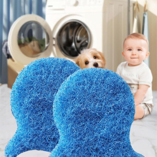 (Blue#5pcs, -) Enleveur poils lavage, réutilisable, 5 pièces 2