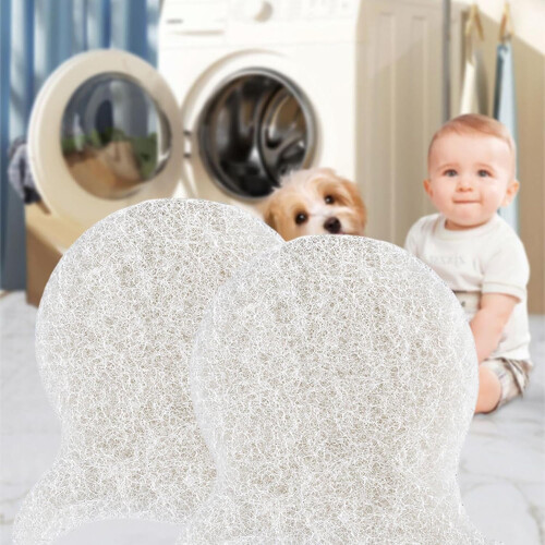 (White#5pcs, -) Enleveur poils lavage, réutilisable, 5 pièces 2
