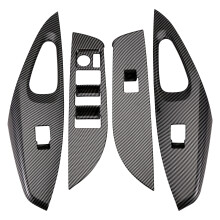 Car Door Armrest Window Glass Lift Button Control Panel Cover for 2019-2022 LHD