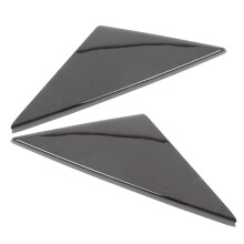 1Pair Car Front Door Mirror Triangle Trim Panel Corner Cover for A7 RS7 Sportback 2011-2017 4G8837637A 4G8837638A