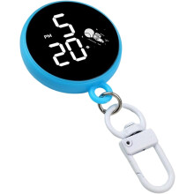 (B, -) Llavero con reloj electrónico, práctico y elegante