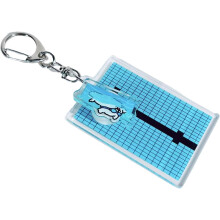 (C, -) Basketball Rotating Keychain, Pool Volleyball Bag Charm Pendant