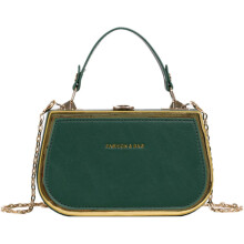 (Green, -) Candy Farbe Crossbody Tasche, Boxkette, Handtasche, PU Leder, Messenger, Damen, Schulter