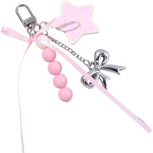 (B, -) Llavero con lazo, accesorio para bolso y mochila