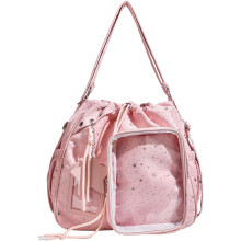 (A, -) Fashionable Book Bag, Korean Pin Display Large Storage
