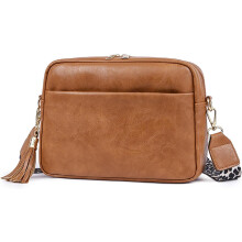 (Brown, -) Elegante Handtasche, Fransen, Dünn, Casual, Reise, Accessoire, Tasche, Damen, Umhängetasche