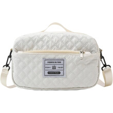 (Beige, -) Kleine Crossbody Tasche, Damen, Top Handle, Schulter, Handtasche, Karo, Verstellbar, Umhängetasche