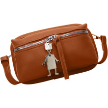 (Brown, -) Praktische Crossbody Handtasche, Dünn, Verstellbar, Neutral, Begleiter, Tasche, Damen, Accessoire