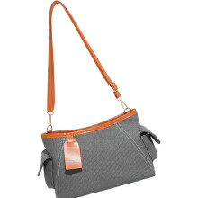 (Black, -) Große Schultertasche, PU, Crossbody, Arbeit, Reise, Alltag, Tasche, Damen, Umhängetasche