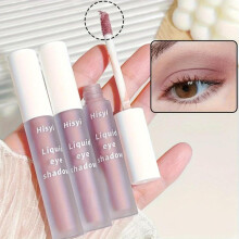(Matches the image, 04) Soft Mist Matte Liquid Eyeshadow Waterproof Highlighting Contouring Single Eyeshadow Long-Lasting Pigment