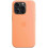 (Orange Sorbet) For Apple Iphone 15 Pro Silicone Case With Magsafe 1