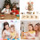 (B Style, -) Kit DIY souris, patchwork, boutons, art 7