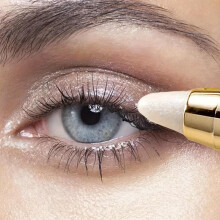 (Matches the image, 03) Shiny Eye Brightener Pen, Brilliant Glitter Pearly Shimmer Highlighting Stick Brightener, Illuminating & Enlarges Eyes Makeup