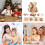 (A Style, -) Kit DIY souris, patchwork, boutons, art 7
