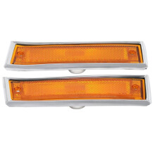 915558 Car Front Bumper Side Lights Lamps for 81-91 Chevy C/K 10