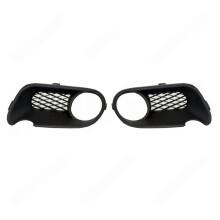Front Bumper Fog Light Foglamp Cover Frame Cap Lid Grille for 2003-2007 Car Accessories 7L6853683 7L6853684