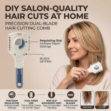 Double Side Hair for Razor Comb Adjustable Thinning Comb Haircut Scissors for Home Use Barber Hairstylist Accessories