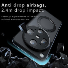 Compatible for Oppo Find X9 Ultra 5G Matte Skin-touch Magnetic Case 360 Rotating Kickstand Shockproof TPU + PC Phone Cover