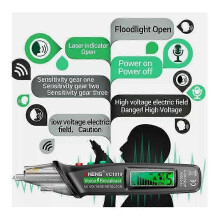 Voltage Detector Non-Contact AC Electrical Tester Pen Sensitivity 12-1000V