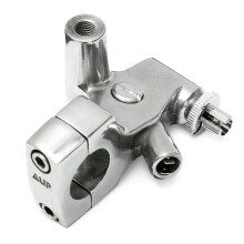 25mm 1inch Motorcycle Clutch Lever Mount Holder for Shadow 600 VT750 Silver Aluminum Alloy