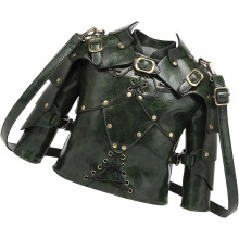 (Army Green, -) Retro Crossbody Tasche, Mittelalter, Rüstung, Tote, Kette, Geschenk, Damen, Handtasche, Mode
