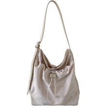 (Beige, -) Nylon Schultertasche, Hobo, Handtasche, Crossbody, Verstellbar, Tote, Tasche, Damen, Accessoire