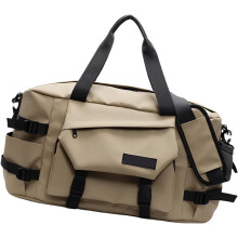(Khaki, -) Fitness Sporttasche, Mehrere Fächer, Geräumig, Reise, Sport, Umhängetasche, Gepäck, Gym
