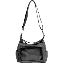 (Black, -) Klare PU Crossbody Tasche, Verstellbar, Retro, Alltag, Damen, Handtasche, Spacious, Accessoire