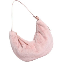 (B, -) Plüsch Crossbody Tasche, Winter, Soft, Fuzzy, Damen, Handtasche, Accessoire, Tasche