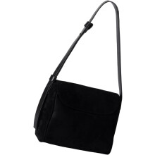 (Black, -) Stilvolle Unterarmtasche, Suede, Leicht, Schulter, Alltag, Damen, Handtasche, Accessoire
