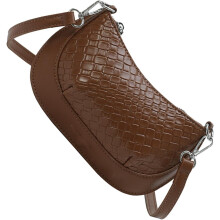 (Brown, -) Damen Schultertasche, Candy Color, PU, Messenger, Trendy, Crossbody, Handtasche, Accessoire