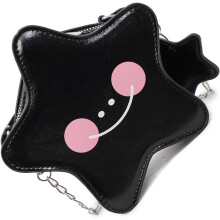 (Black, -) Stern Muster Tasche, Dicht, Praxis, Stadt, PU, Klein, Damen, Handtasche, Accessoire